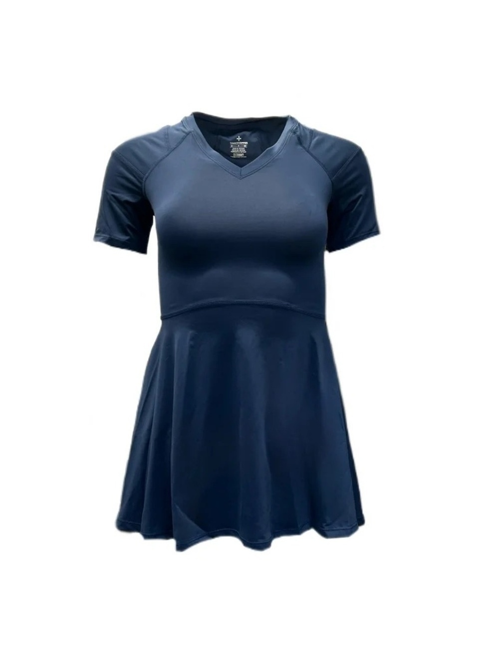 Tommie Copper A-line Compression Shirt Navy Back Pain Athletic NWT